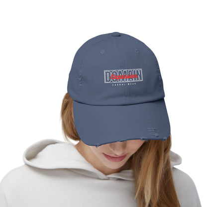 Unisex Domain Expansion Distressed Cap