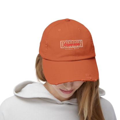 Unisex Domain Expansion Distressed Cap