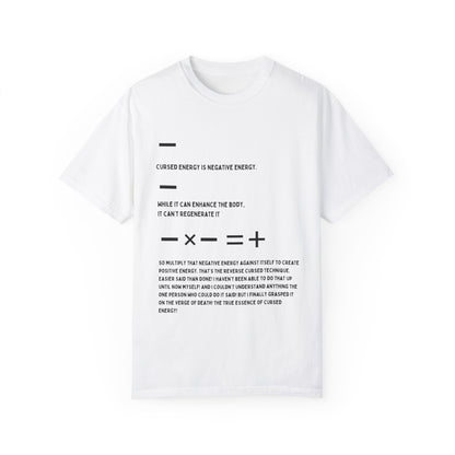 Cursed Energy Negative Vibes Unisex T-Shirt - Unique Graphic Tee for Motivational Style