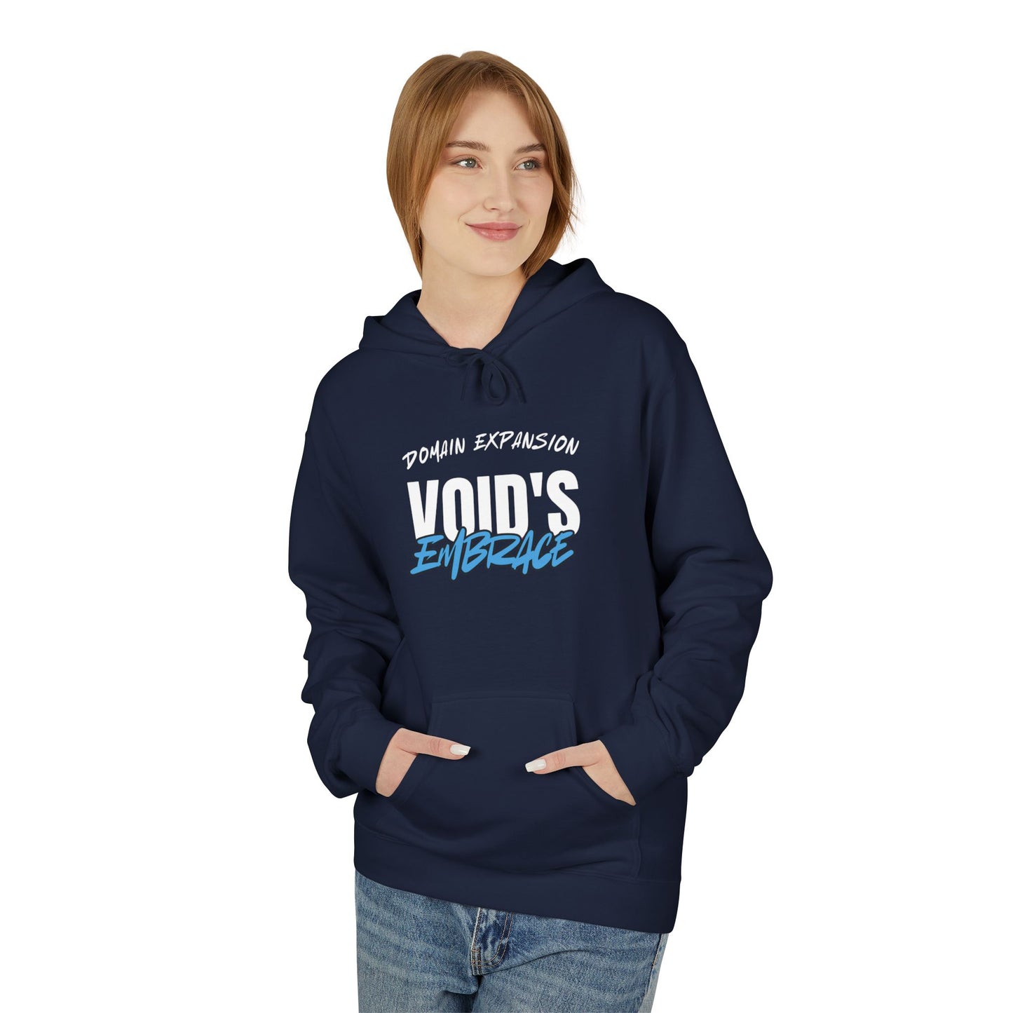 Unisex Midweight Softstyle Fleece Hoodie - Domain Expansion: Void's Embrace