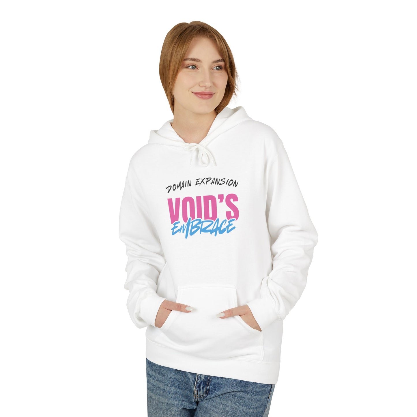 Unisex Midweight Softstyle Fleece Hoodie - Domain Expansion: Void's Embrace