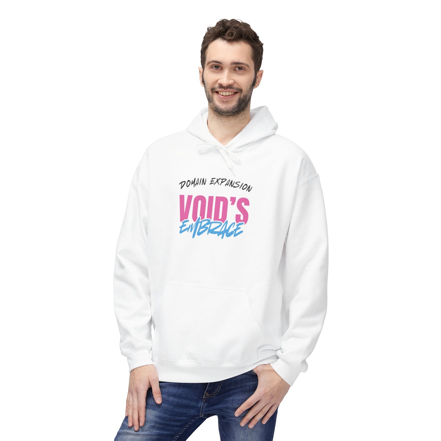 Unisex Midweight Softstyle Fleece Hoodie - Domain Expansion: Void's Embrace