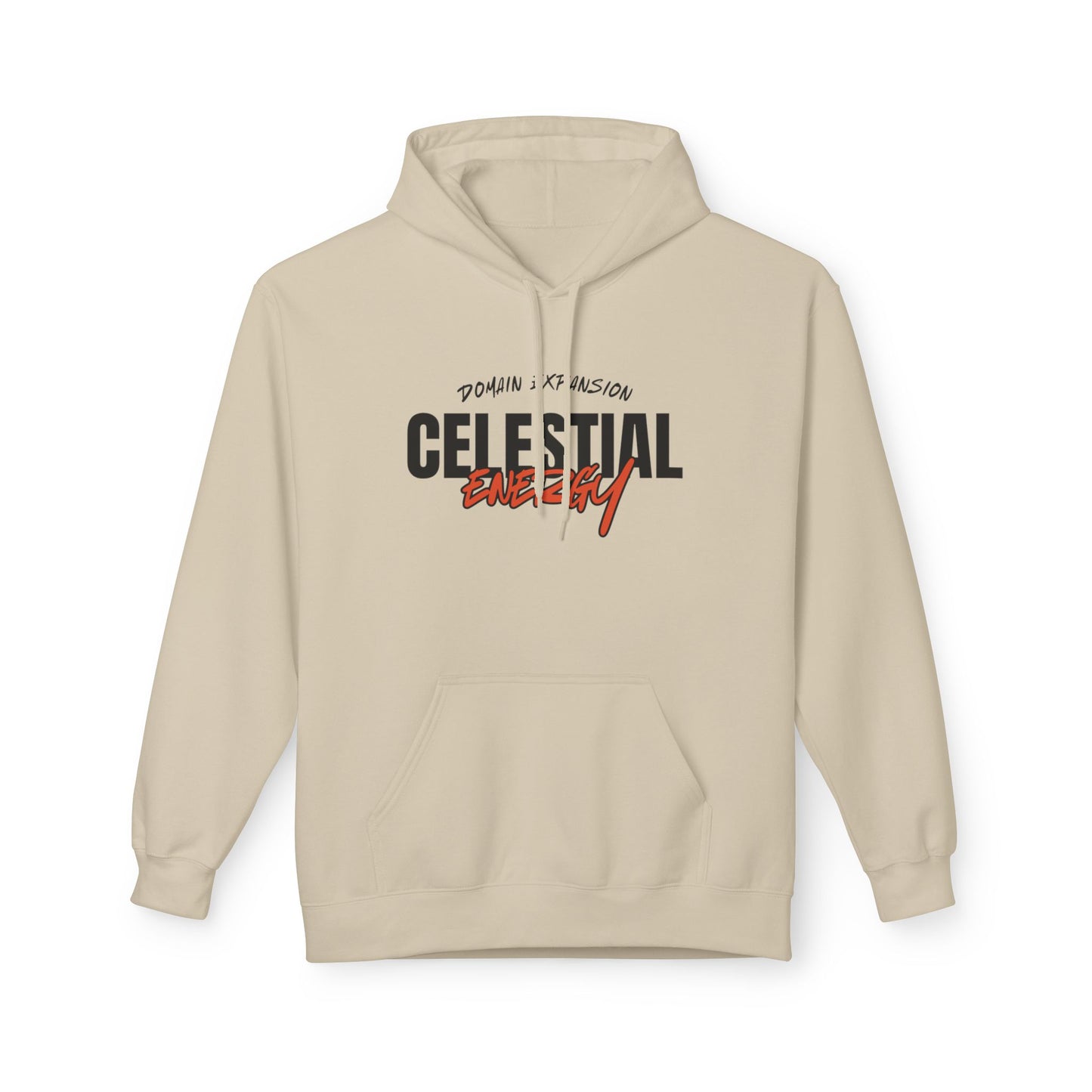 Celestial Energy Unisex Fleece Hoodie - Softstyle Comfort for Cosmic Vibes