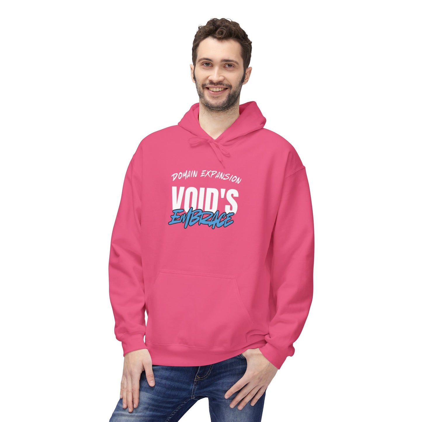 Unisex Midweight Softstyle Fleece Hoodie - Domain Expansion: Void's Embrace