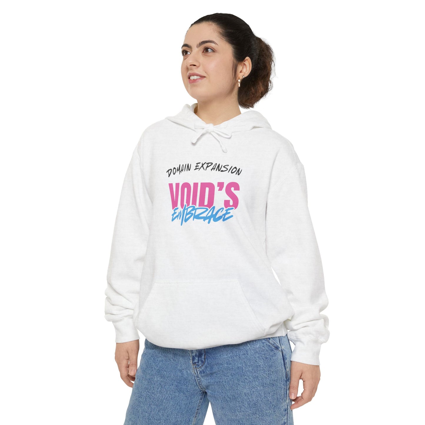 Vibrant Unisex Hoodie with 'Void's Embrace' Design - Perfect for Casual Wear and Street Style