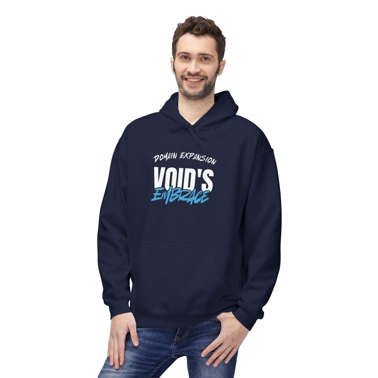 Unisex Midweight Softstyle Fleece Hoodie - Domain Expansion: Void's Embrace